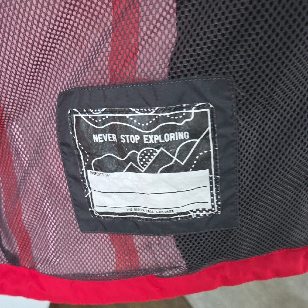 2 In 1 The North Face Boys Size 14/16 Red and Black Performance Jacket & Fleece - Picture 15 of 16